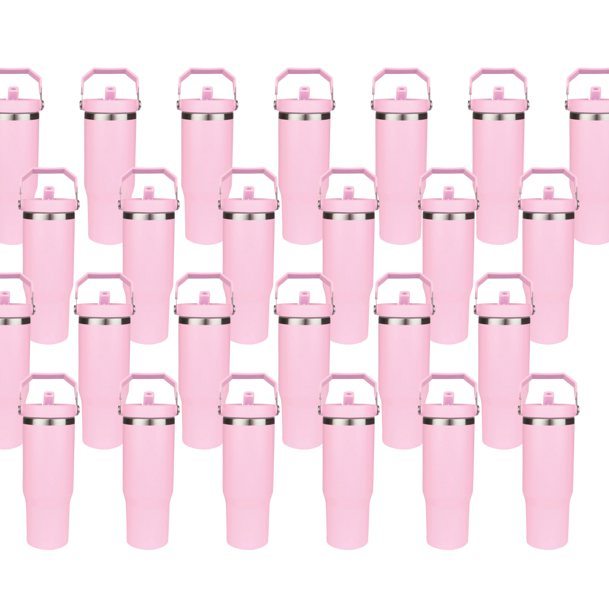 Master Maker Crafts -  22 oz Everyday Flip Straw Tumbler - Light Pink (25 Piece CASE) | Master Maker Crafts - Wholesale Craft Supplies - Fast Shipping from Ohio DIY Craft Warehouse