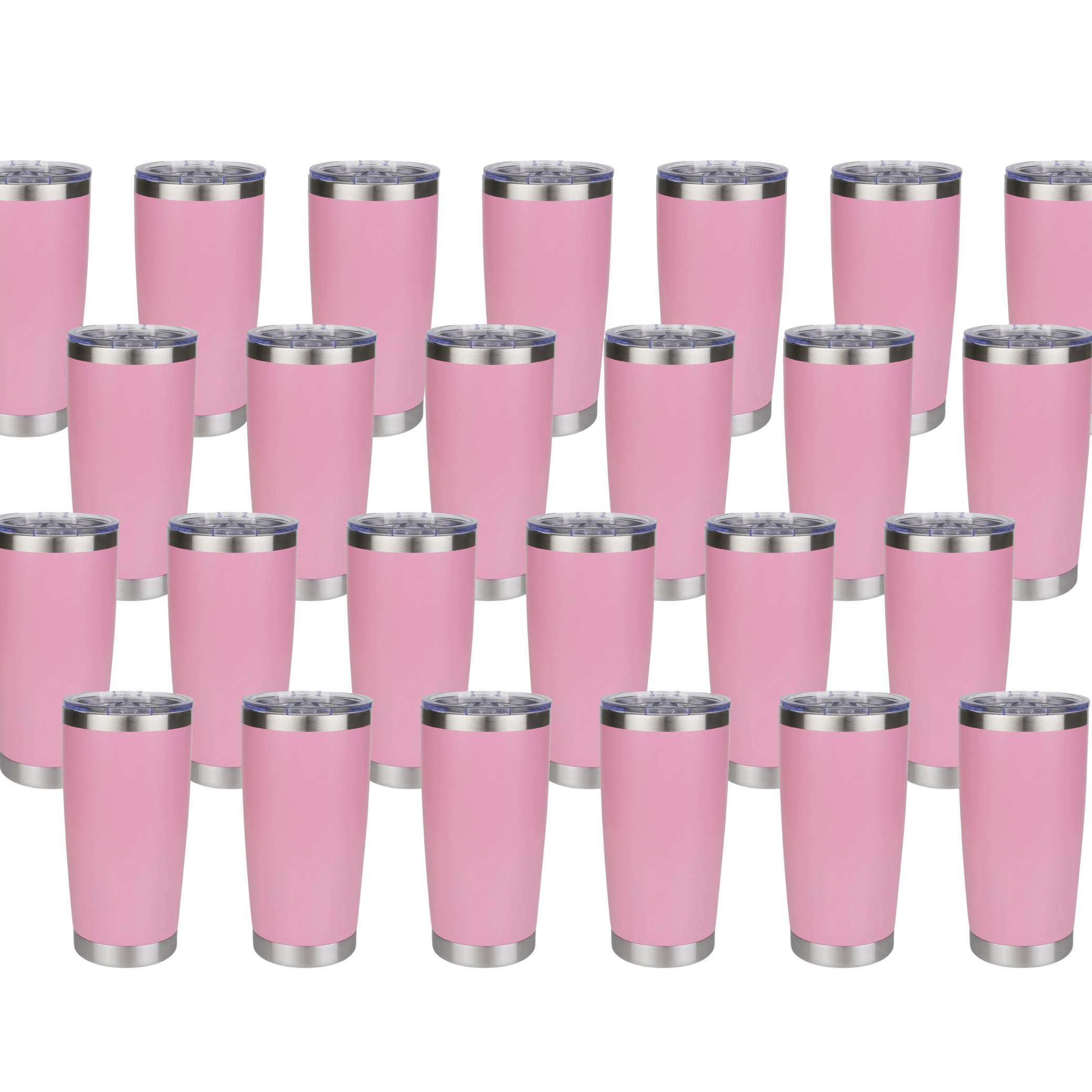 Master Maker Crafts -  20 oz Travel Tumbler - Pink (25 Piece CASE) | Master Maker Crafts - Wholesale Craft Supplies - Fast Shipping from Ohio DIY Craft Warehouse