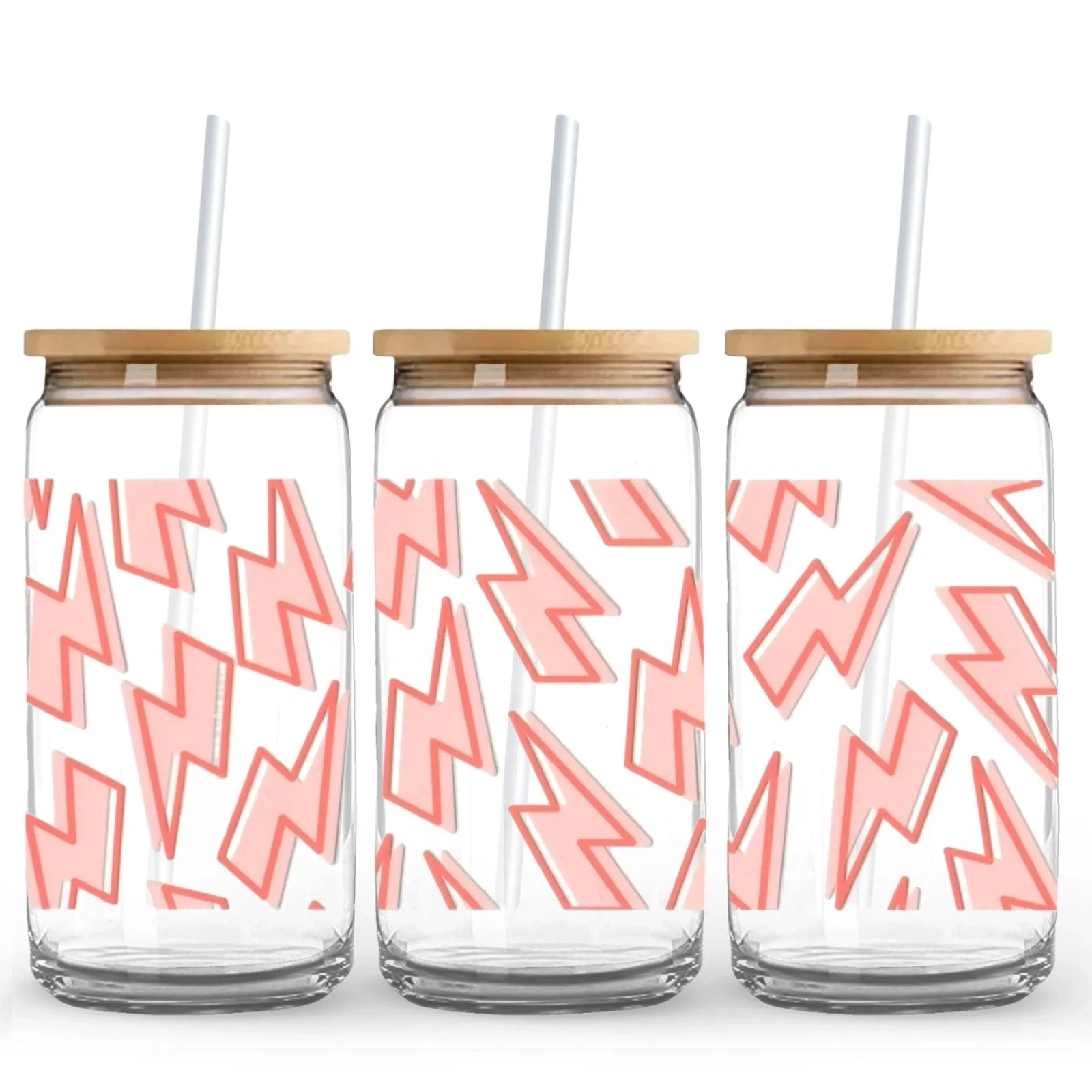 UV DTF Wrap - Pink Bolts - DIY Craft Warehouse