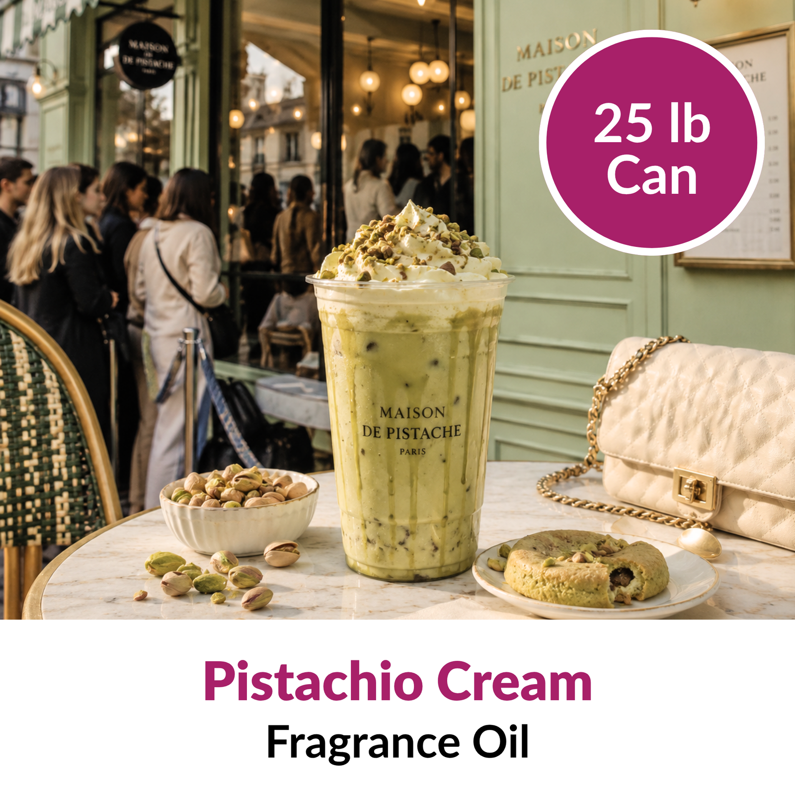 Pistachio Cream Fragrance Oil (25 lbs)
