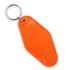 Retro Motel Keychain with Silver Ring - Orange - DIY Craft Warehouse DIY Craft Warehouse