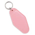 Retro Motel Keychain with Silver Ring - Light Pink - DIY Craft Warehouse DIY Craft Warehouse