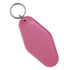Retro Motel Keychain with Silver Ring - Pink - DIY Craft Warehouse DIY Craft Warehouse
