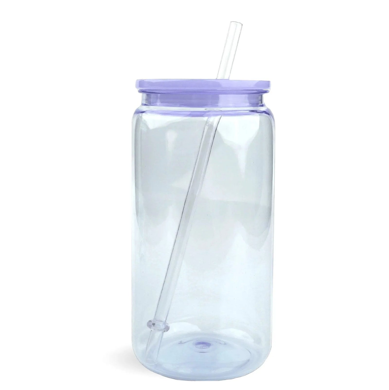 Plastic Can Transparent - Purple - DIY Craft Warehouse