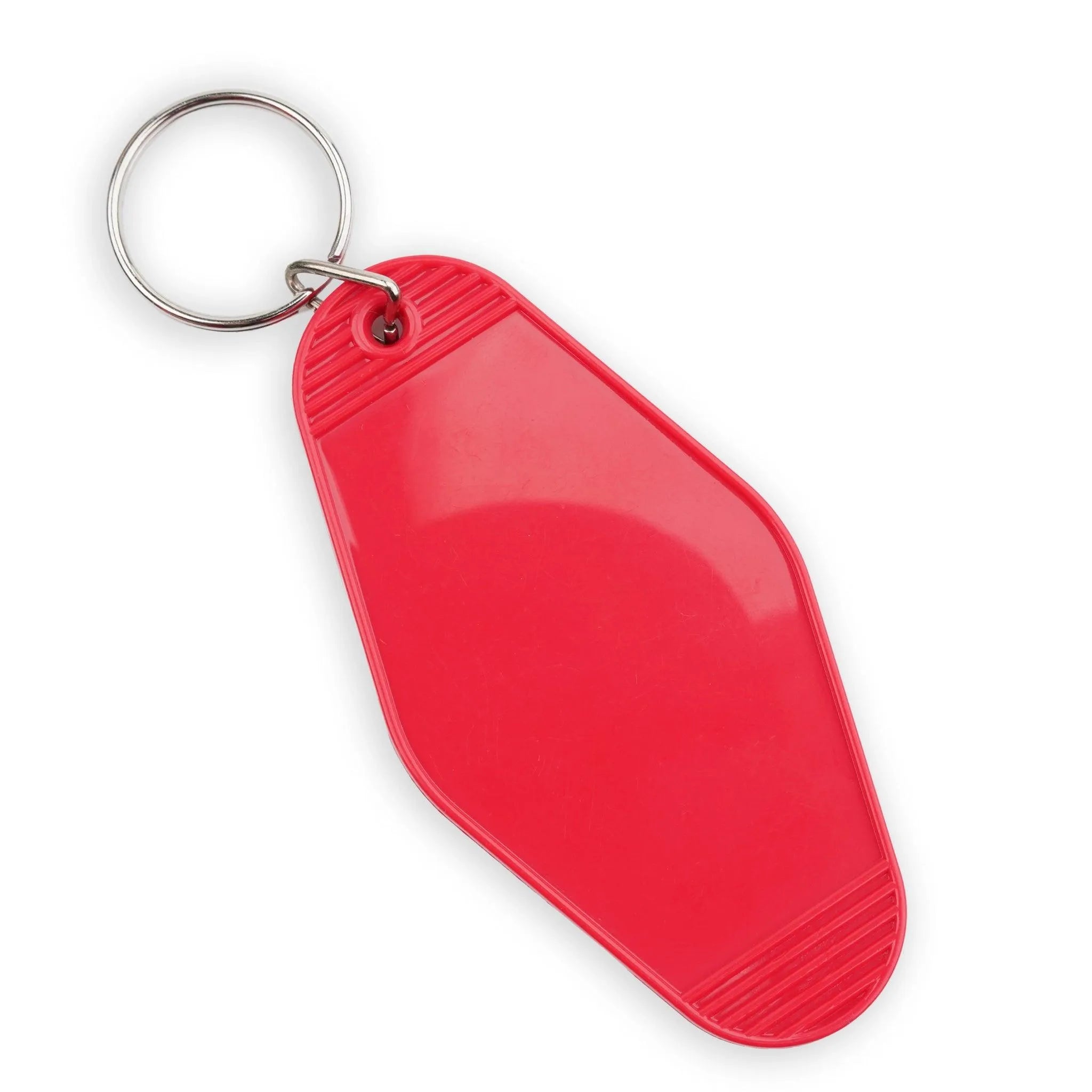 Retro Motel Keychain with Silver Ring - Apple Red - DIY Craft Warehouse DIY Craft Warehouse