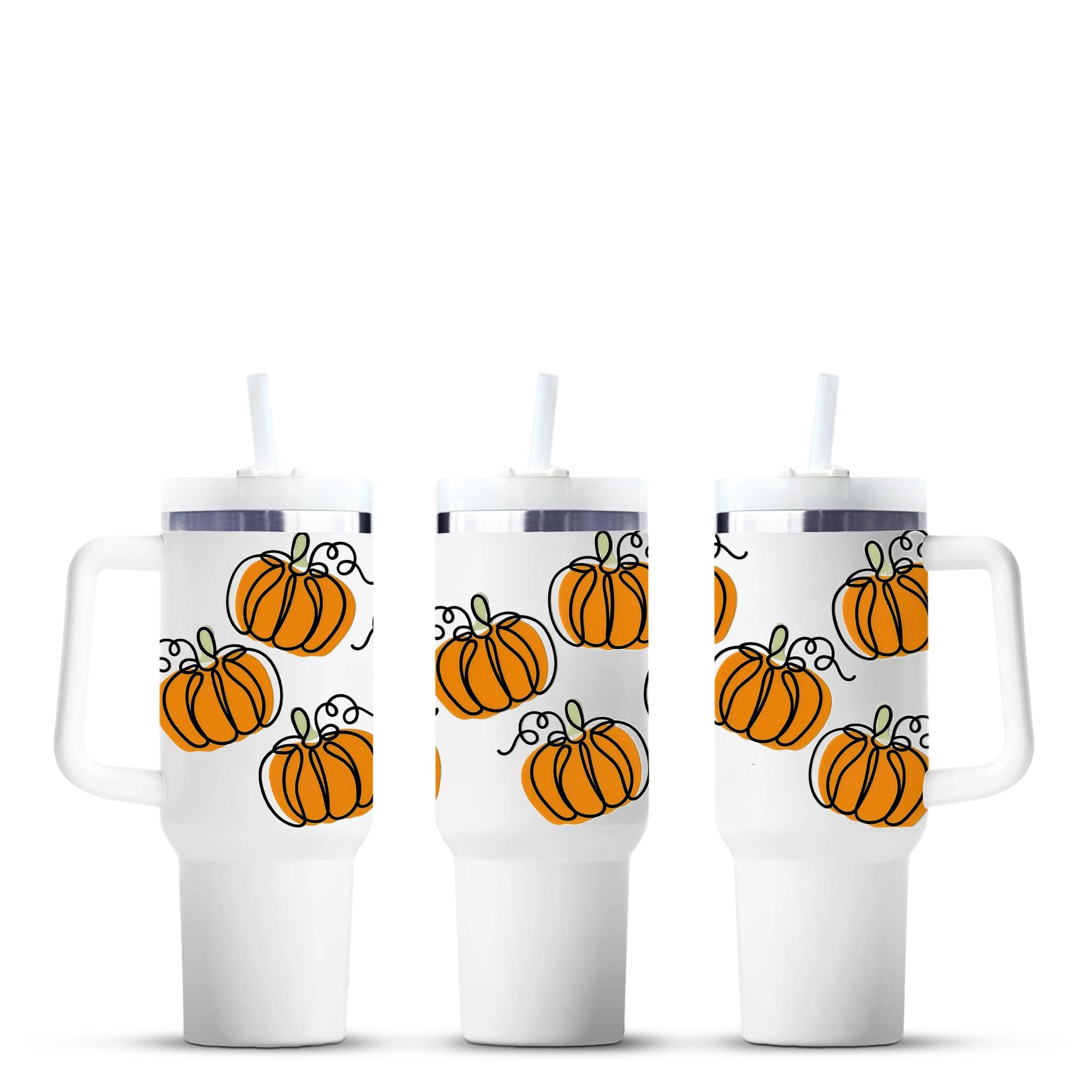 Pumpkin print tumbler cups, Master Maker Crafts wholesale craft supplies, fast shipping Ohio DIY Craft Warehouse