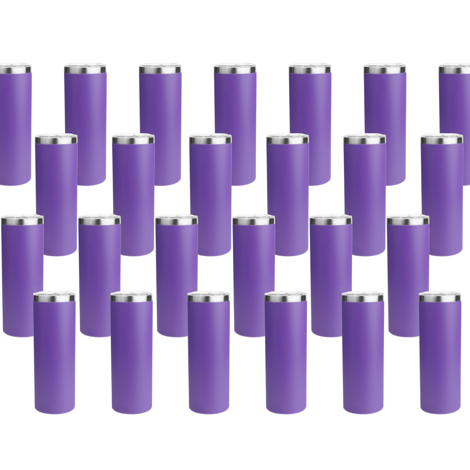 Master Maker Crafts -  20 oz Tall Skinny Tumbler - Purple (25 Piece CASE) | Master Maker Crafts - Wholesale Craft Supplies - Fast Shipping from Ohio