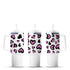 Purple leopard heart tumbler cups, Master Maker Crafts wholesale, fast shipping Ohio DIY Craft Warehouse