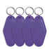 Retro Motel Keychain with Silver Ring - Purple - DIY Craft Warehouse DIY Craft Warehouse