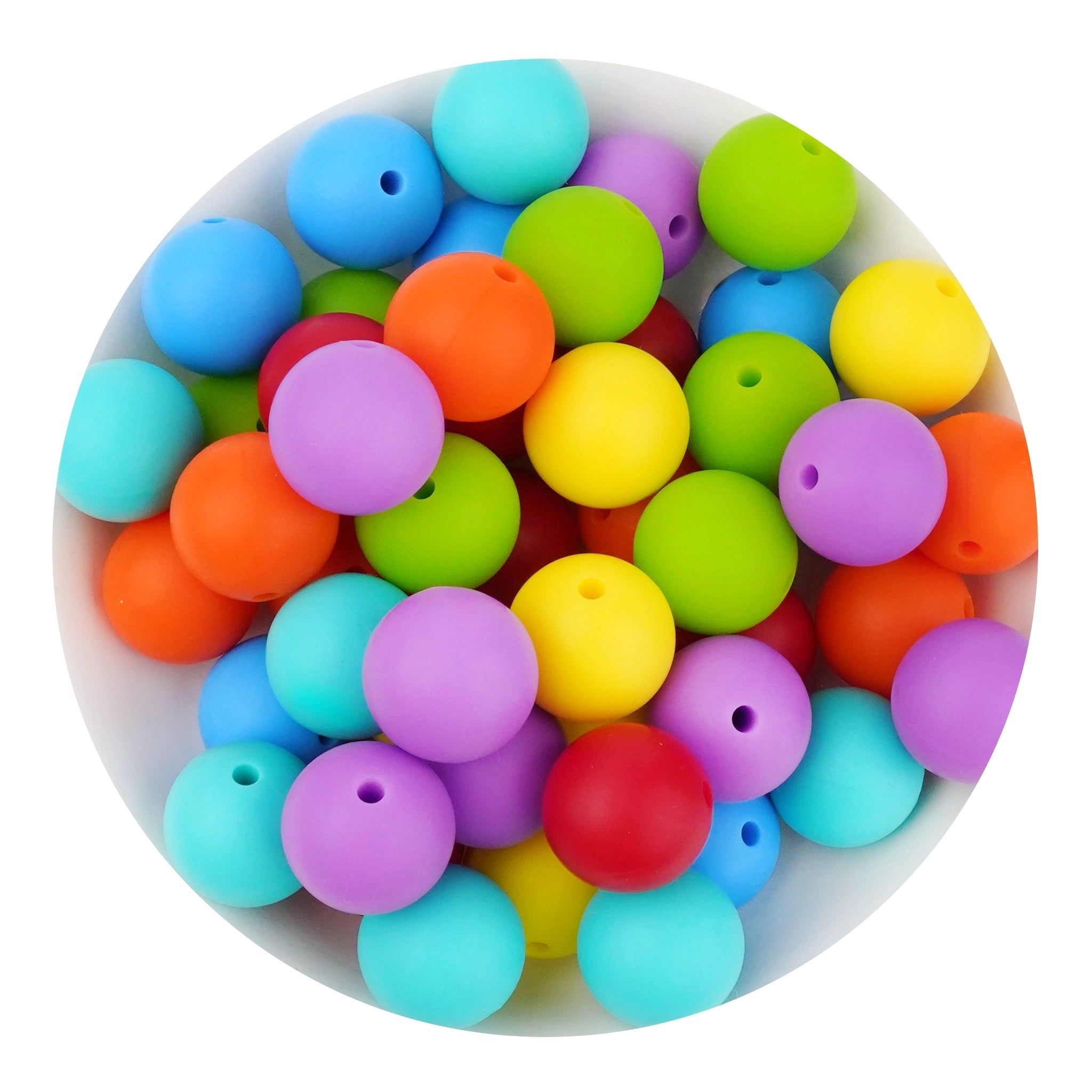 Master Maker Crafts wholesale rainbow round silicone beads, craft supplies, fast shipping Ohio DIY Craft Warehouse