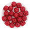 Acrylic Round String Bubblegum Bling Beads - Red - DIY Craft Warehouse DIY Craft Warehouse