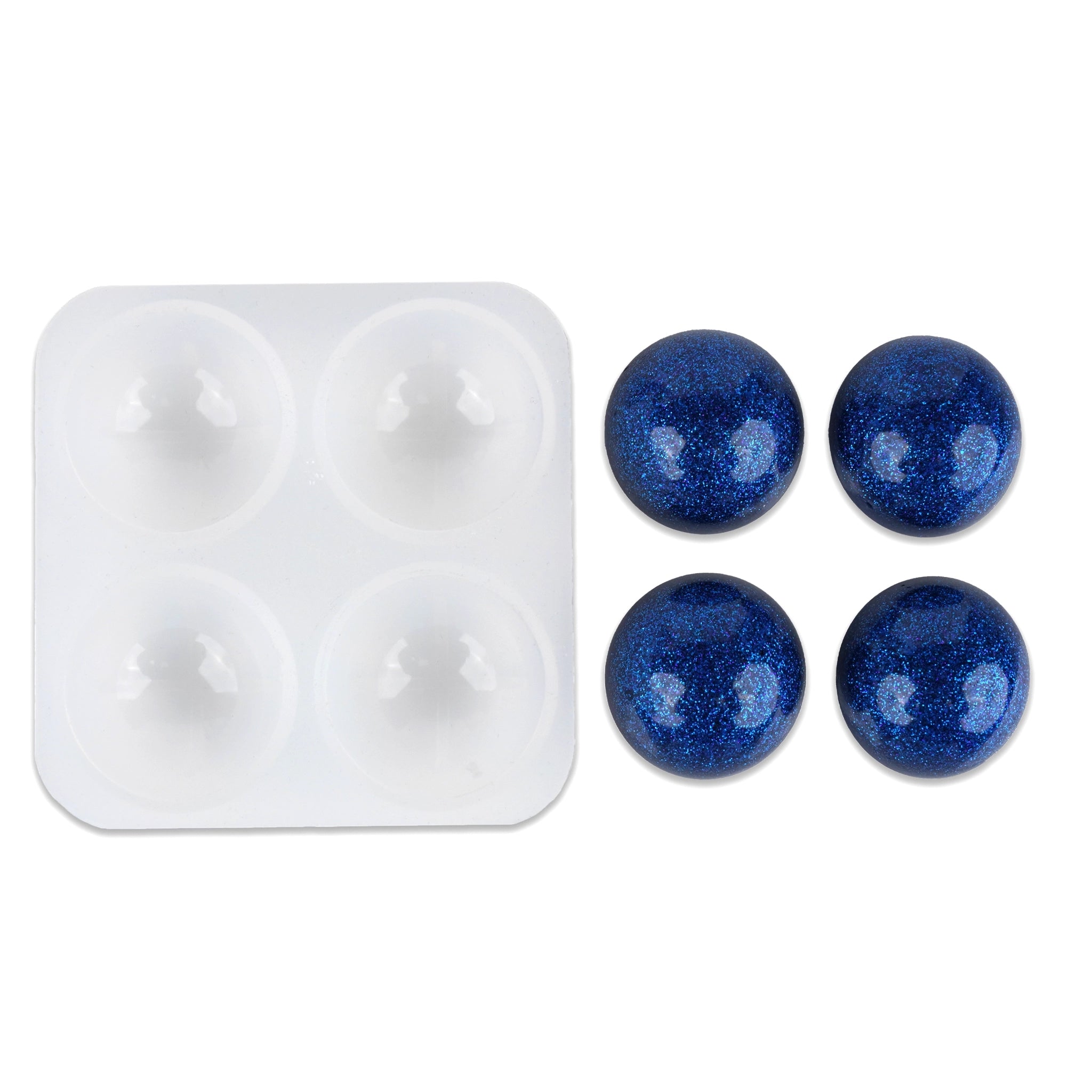 Image of Resin Silicone Mold - Hemispherical Pendant sold at Master Maker Crafts. Wholesale prices and fast shipping.