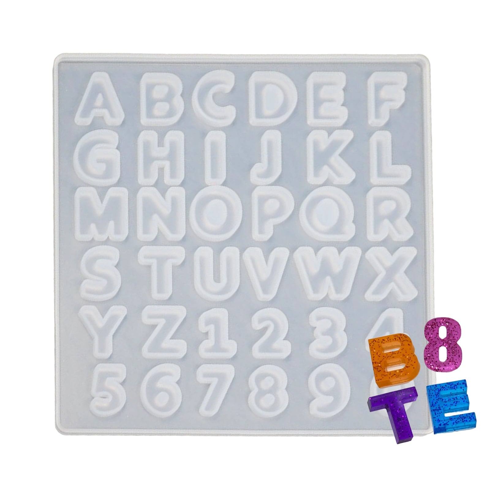 Master Maker Crafts -  Resin Silicone Mold - Small Letters & Numbers | Master Maker Crafts - Wholesale Craft Supplies - Fast Shipping from Ohio