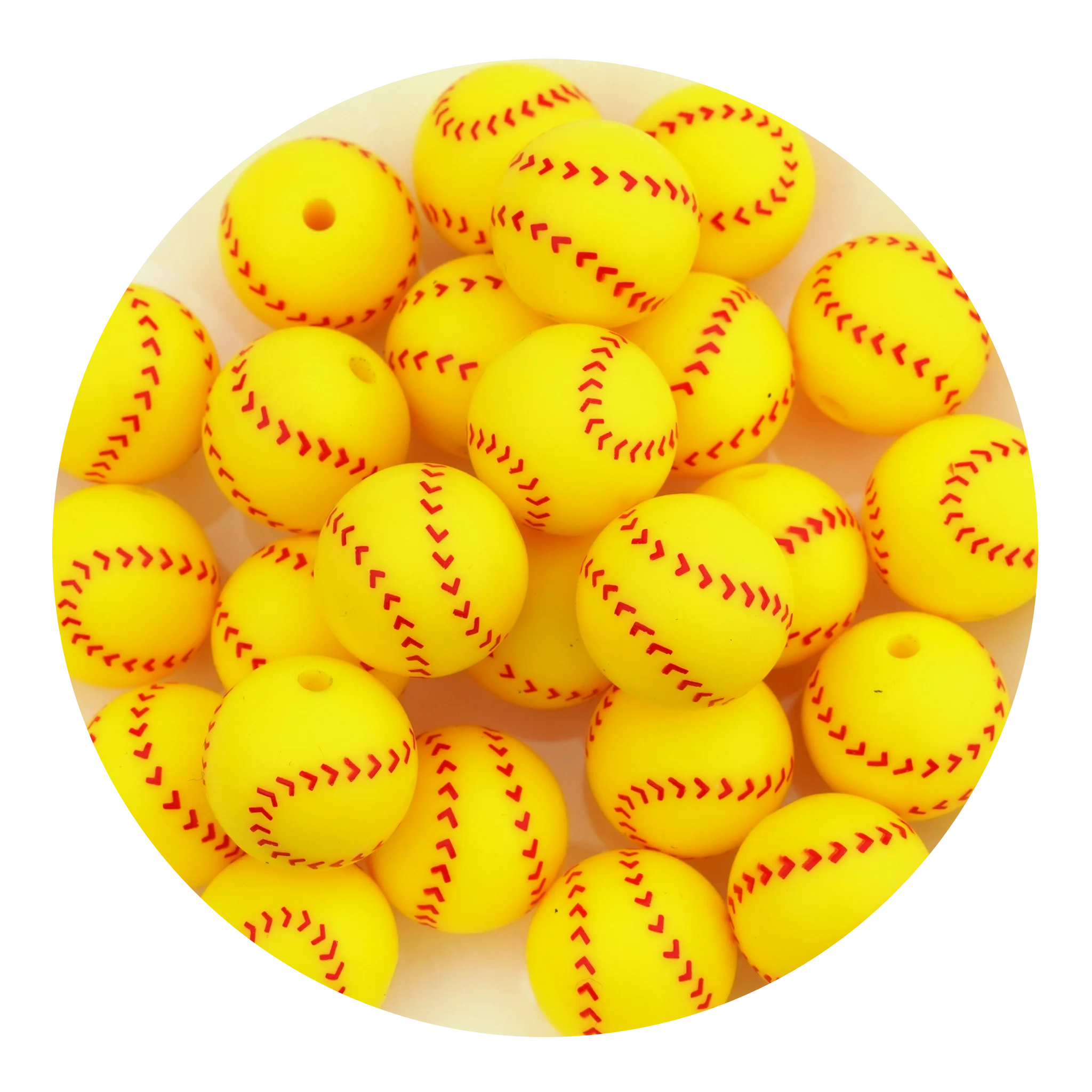 Sport Balls Silicone Focal Beads | Master Maker Crafts - Wholesale Craft Supplies - Fast Shipping from Ohio DIY Craft Warehouse