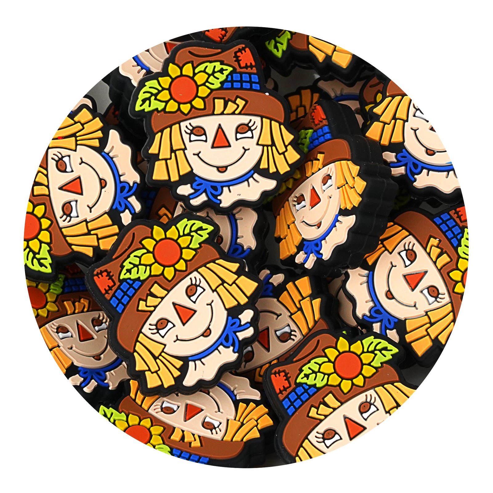 Master Maker Crafts -  Silicone Focal Bead - Scarecrow Boy (5 Beads) | Master Maker Crafts - Wholesale Craft Supplies - Fast Shipping from Ohio