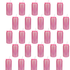 16 oz Glass Can Single Wall - Shimmer Hot Pink 25/CASE