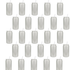 16 oz Glass Can Single Wall - Shimmer White 25/CASE