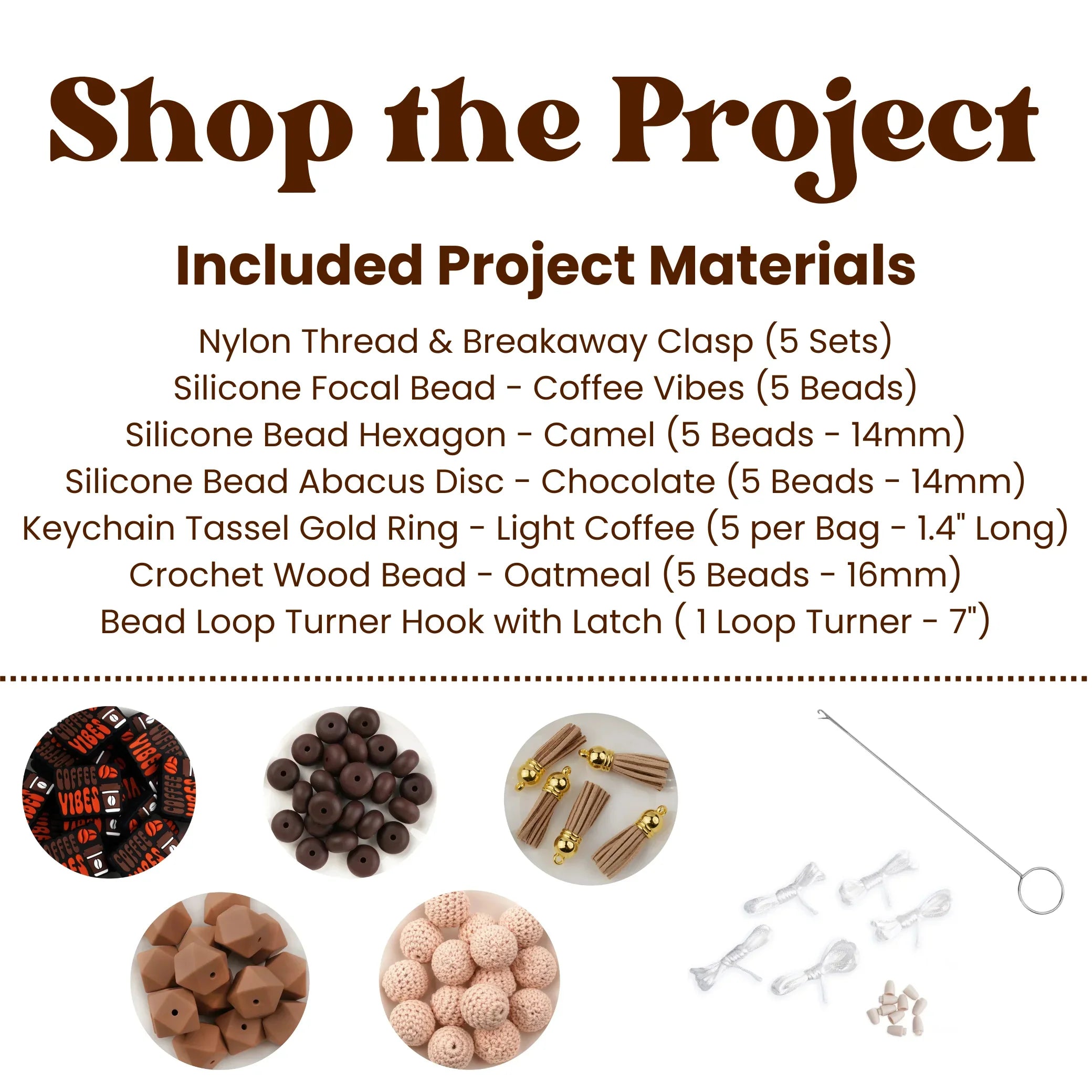 Image of Coffee Car Charm Kit (Makes 5) sold at Master Maker Crafts. Wholesale prices and fast shipping.