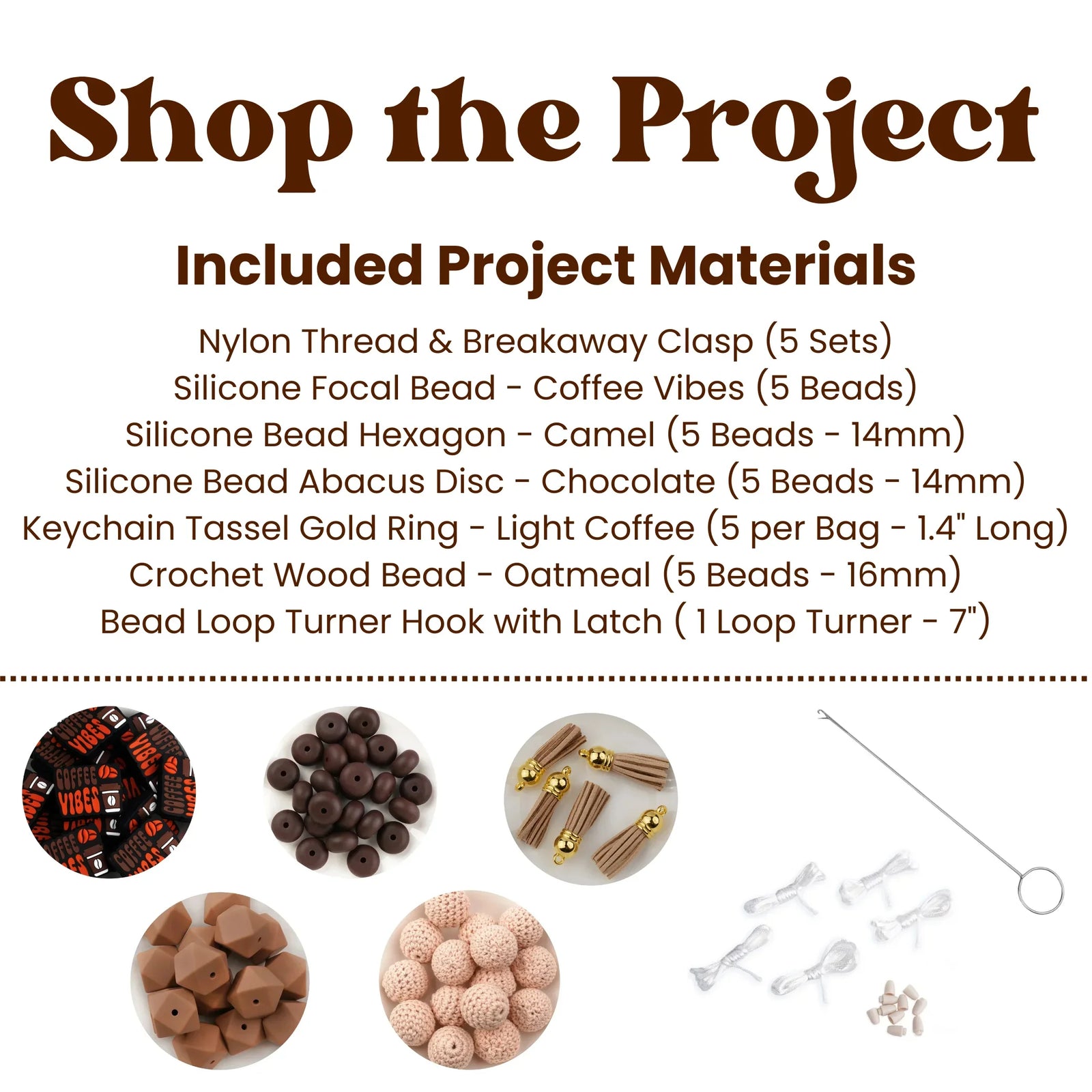 Image of Coffee Car Charm Kit (Makes 5) sold at Master Maker Crafts. Wholesale prices and fast shipping.