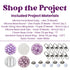 Image of Lilac Flower Phone Grip Kit (Makes 5) sold at Master Maker Crafts. Wholesale prices and fast shipping.