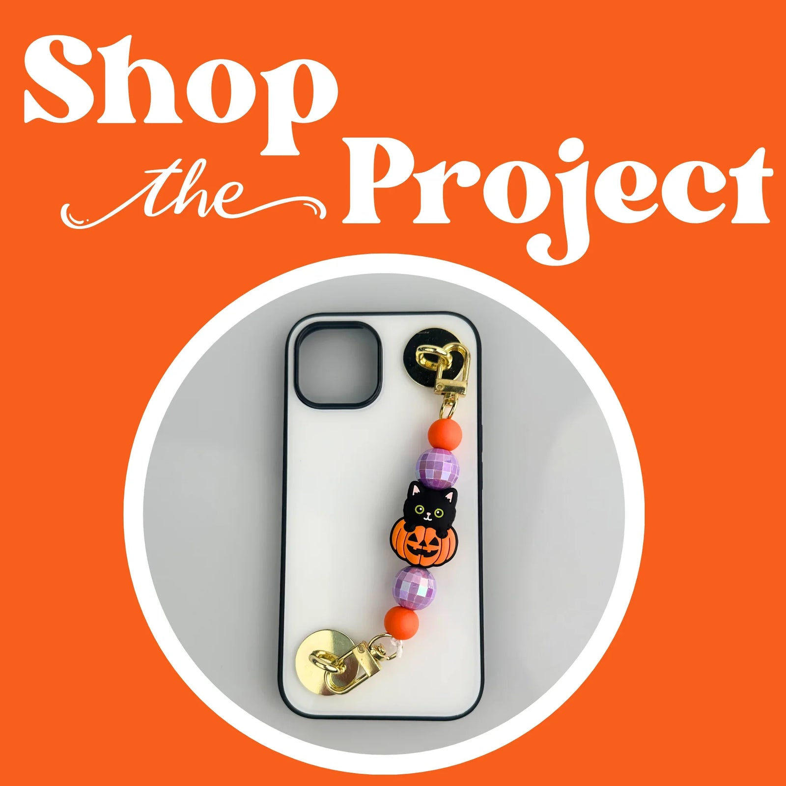 Image of Black Cat Halloween Phone Grip Kit (Makes 5) sold at Master Maker Crafts. Wholesale prices and fast shipping.