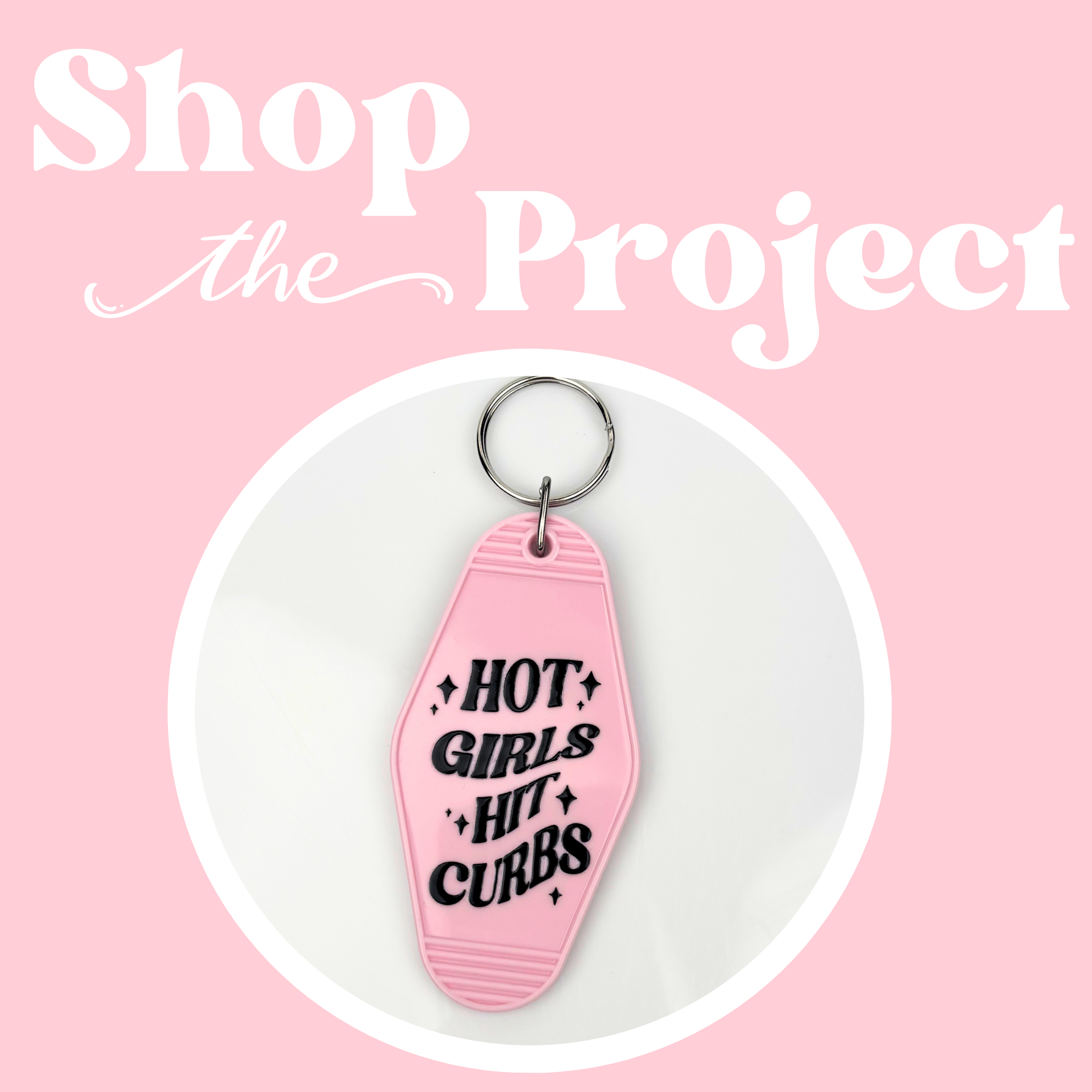 Image of UV DTF Hit Curbs Motel Keychain Kit (Makes 4) sold at Master Maker Crafts. Wholesale prices and fast shipping.