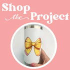 UV DTF Pencil Bow Tumbler Kit (Makes 2)