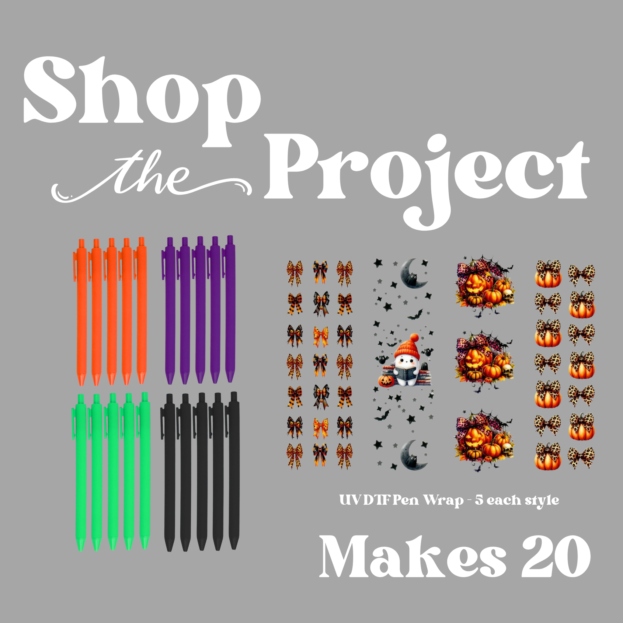 Project - Halloween Craft Pens & Wraps | Master Maker Crafts - Wholesale Craft Supplies - Fast Shipping from Ohio DIY Craft Warehouse