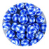 Image of Silicone Bead Round - Blue Gingham (5 Beads - 15mm) sold at Master Maker Crafts. Wholesale prices and fast shipping.