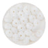 Silicone Bead Lentil Disc - Snow (5 Piece) - DIY Craft Warehouse DIY Craft Warehouse