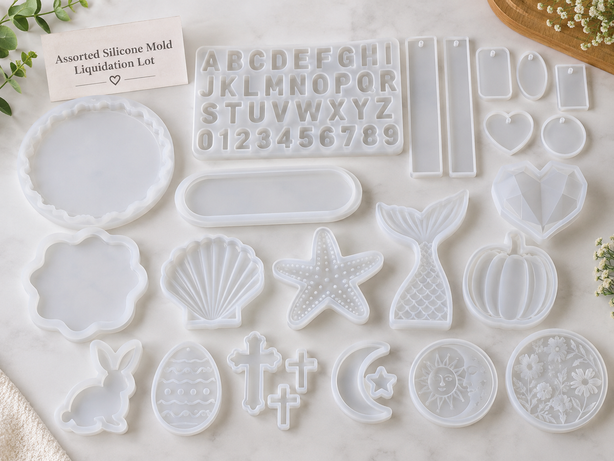 Silicone Molds Assorted Designs - 2091/LOT