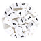 White silicone cube beads with black number 1, Master Maker Crafts wholesale Ohio DIY Craft Warehouse