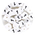 White silicone cube beads with black number 1, Master Maker Crafts wholesale Ohio DIY Craft Warehouse