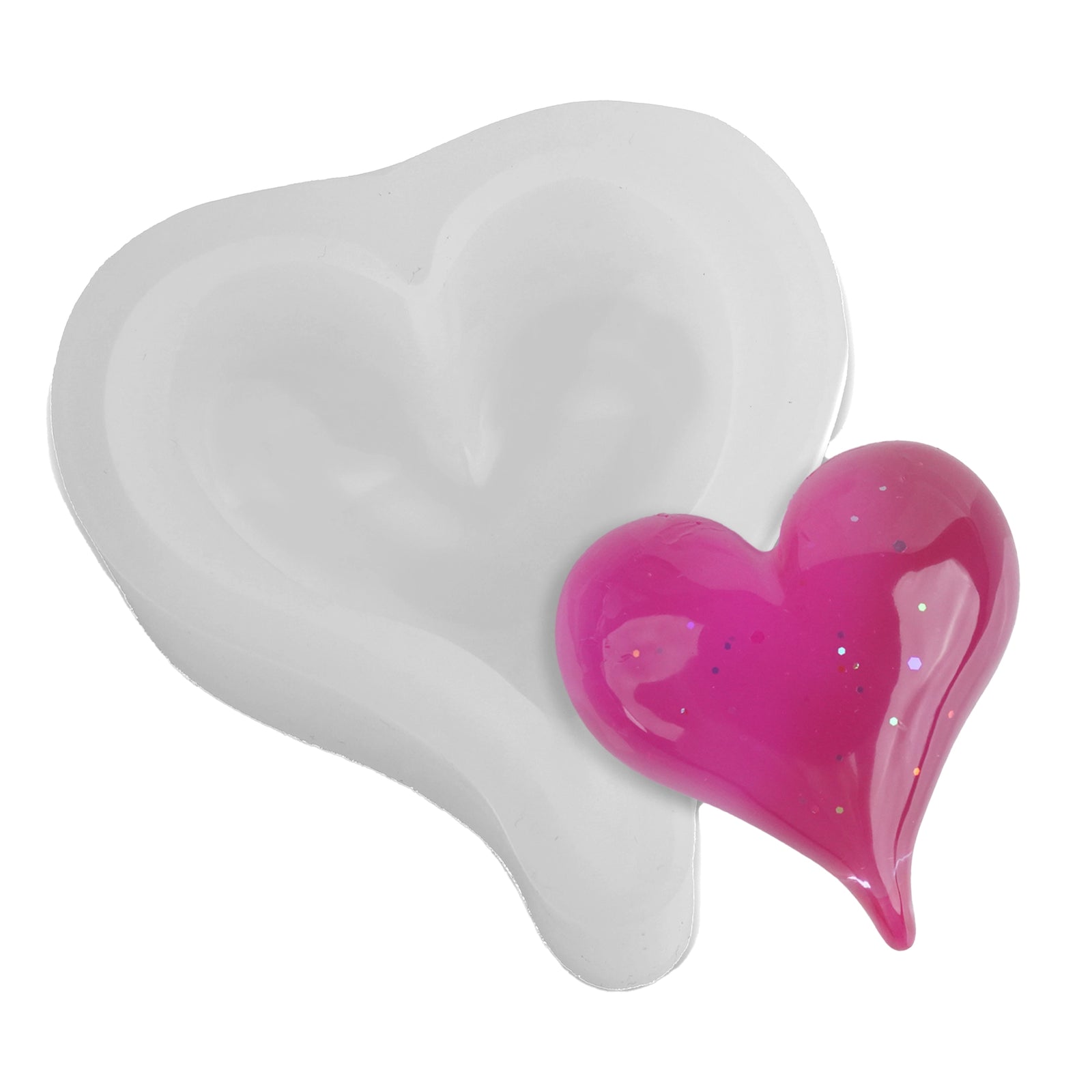 Master Maker Crafts -  Resin Silicone Mold - Heart Large | Master Maker Crafts - Wholesale Craft Supplies - Fast Shipping from Ohio
