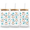 UV DTF Wrap - Snowman Faces & Blue Snowflakes - DIY Craft Warehouse DIY Craft Warehouse