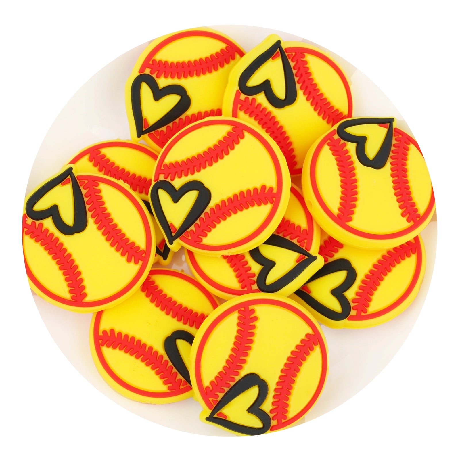 Sport Balls Silicone Focal Beads | Master Maker Crafts - Wholesale Craft Supplies - Fast Shipping from Ohio