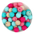 Colorful silicone round beads in a bowl, Master Maker Crafts wholesale craft supplies Ohio DIY Craft Warehouse