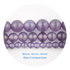 Lavender stone string beads size comparison 8mm 6mm 4mm, Master Maker Crafts wholesale supplies DIY Craft Warehouse