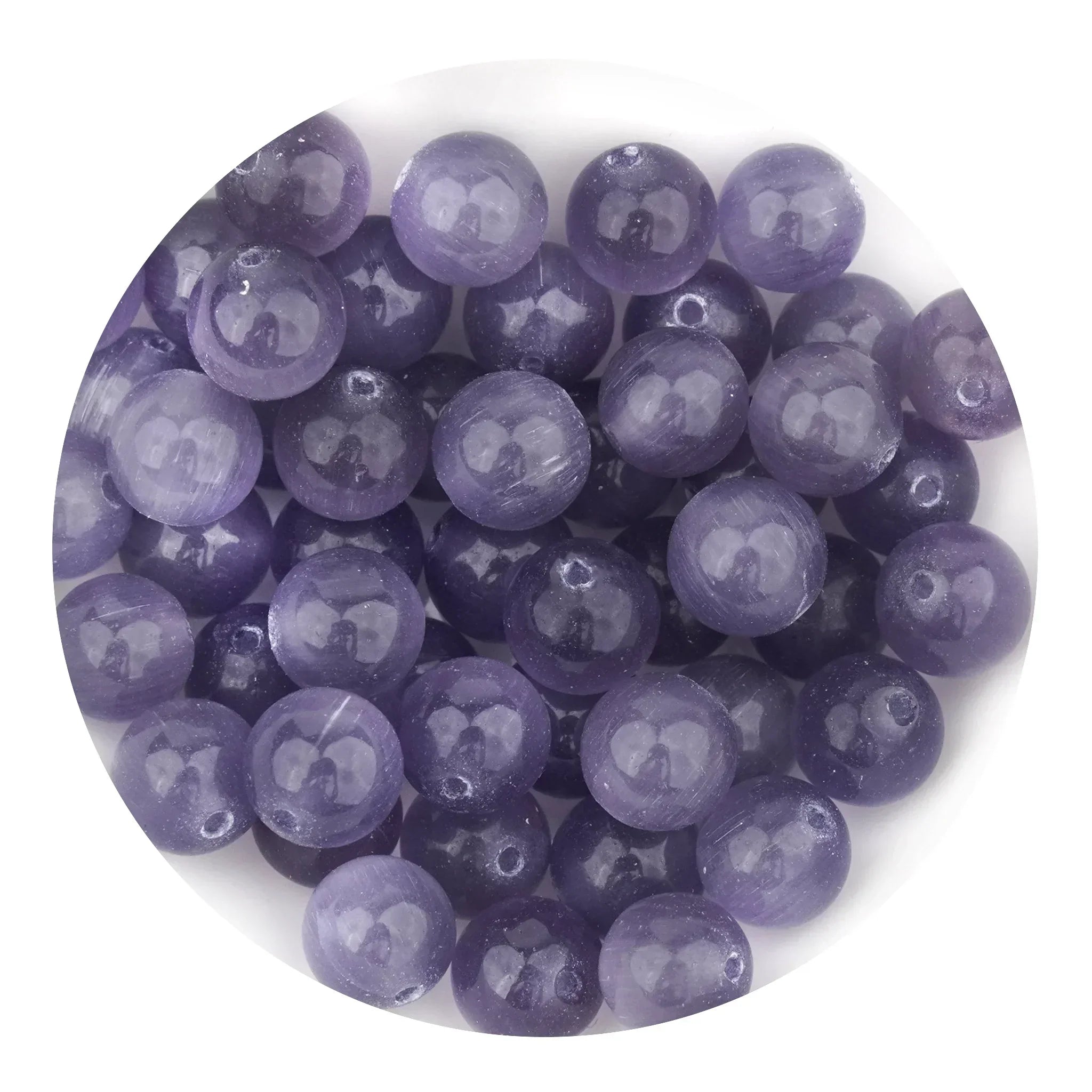 Makerbead String Stone String Beads - Lavender (48 Beads - 8mm) | Bulk Prices – Master ...