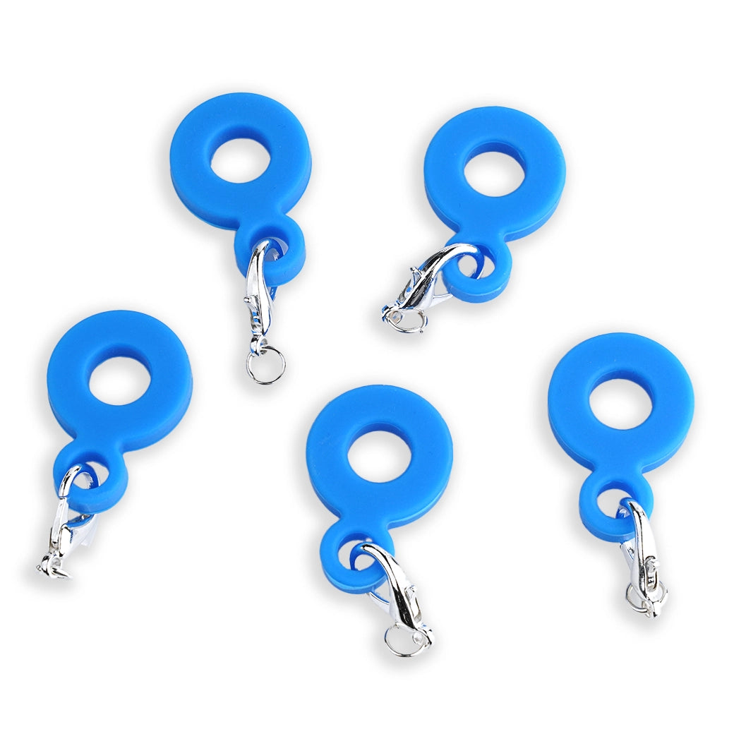 Master Maker Crafts -  Straw Charm Base - Blue (5 per Bag) | Master Maker Crafts - Wholesale Craft Supplies - Fast Shipping from Ohio