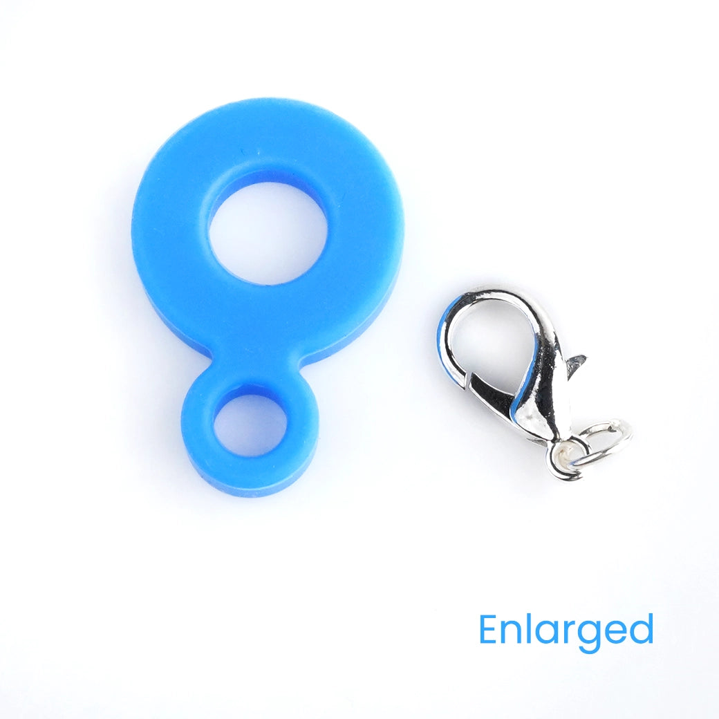 Master Maker Crafts -  Straw Charm Base - Blue (5 per Bag) | Master Maker Crafts - Wholesale Craft Supplies - Fast Shipping from Ohio