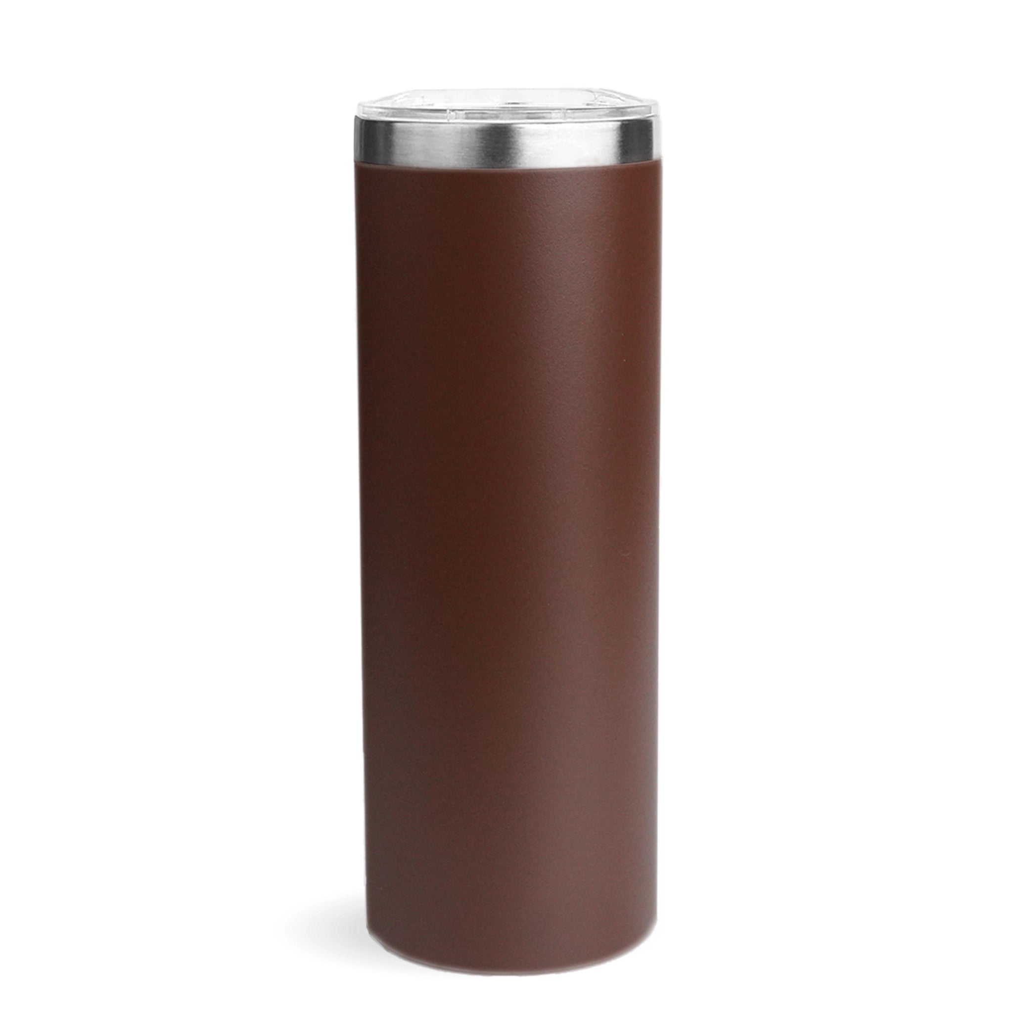 Master Maker Crafts -  20 oz Tall Skinny Tumbler - Brown | Master Maker Crafts - Wholesale Craft Supplies - Fast Shipping from Ohio DIY Craft Warehouse