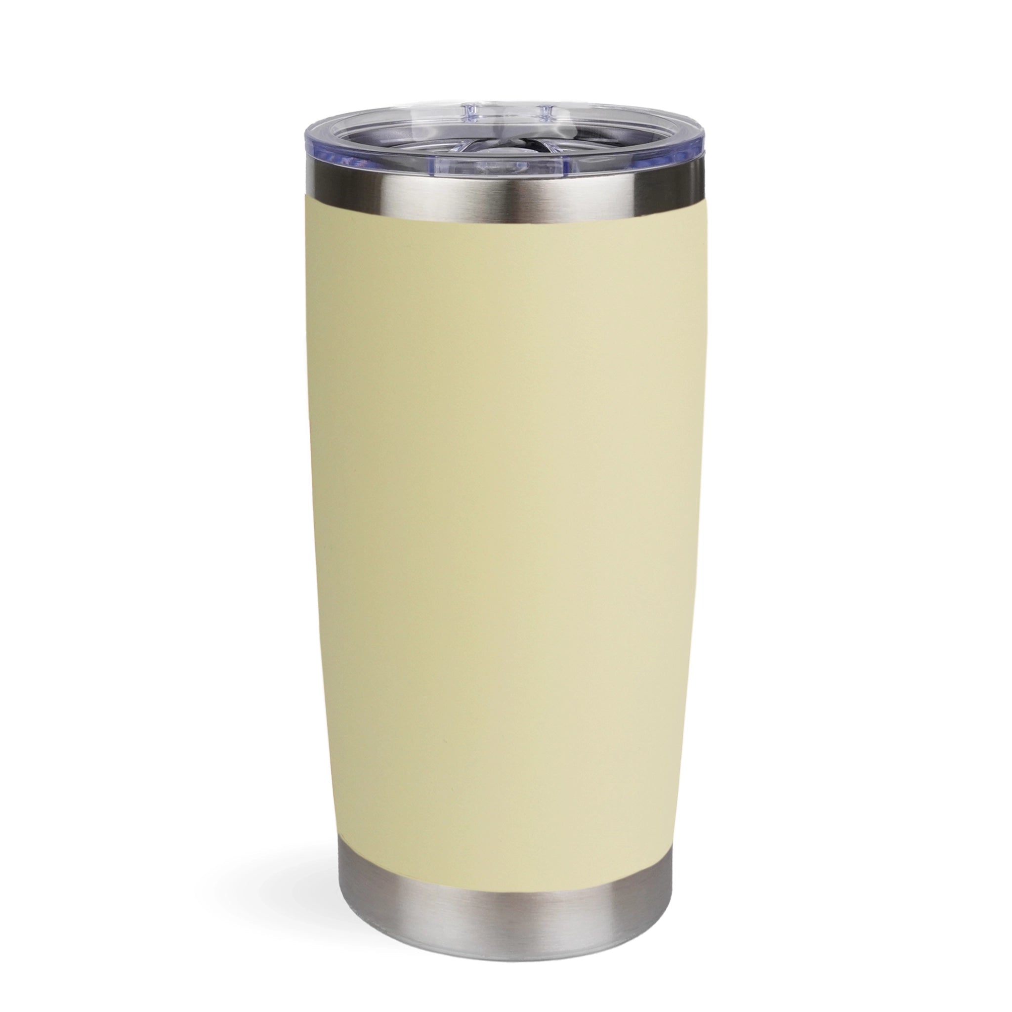 Butter yellow stainless steel tumbler, Master Maker Crafts wholesale craft supplies Ohio DIY Craft Warehouse