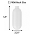 Tahoe HDPE Tottle Bottle 4 oz - 22/400 (10 per bag)