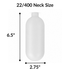 Tahoe HDPE Tottle Bottle 8 oz - 22/400 (10 per bag)