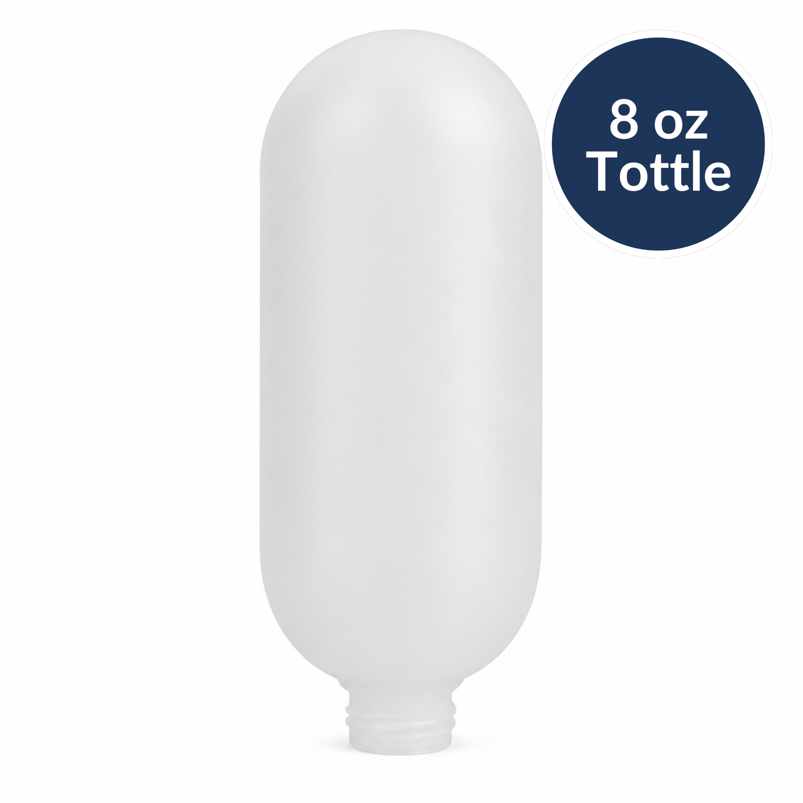 Tahoe HDPE Tottle Bottle 8 oz - 22/400 (10 per bag)