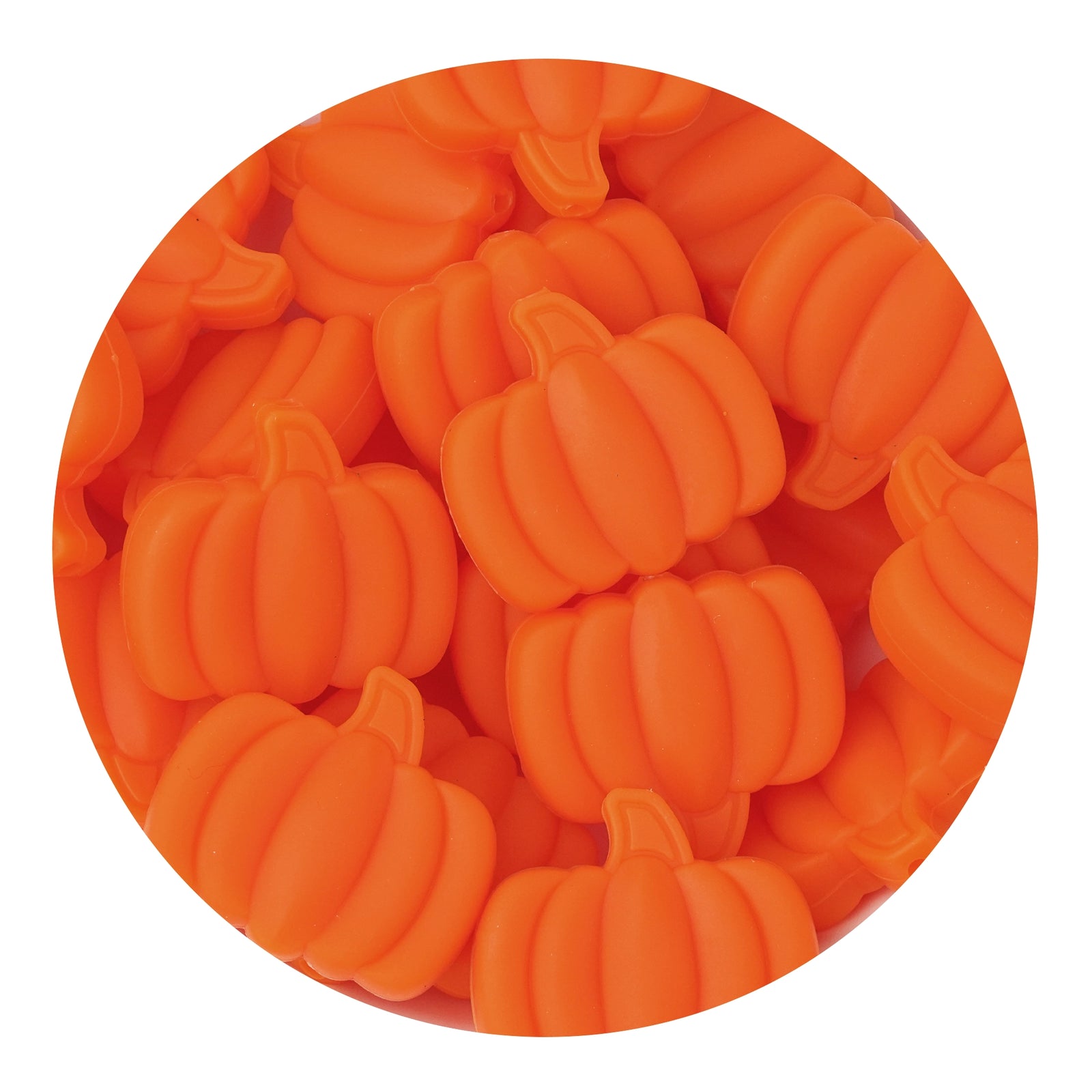 Master Maker Crafts -  Silicone Focal Bead - Traditional Pumpkin (5 Beads) | Master Maker Crafts - Wholesale Craft Supplies - Fast Shipping from Ohio