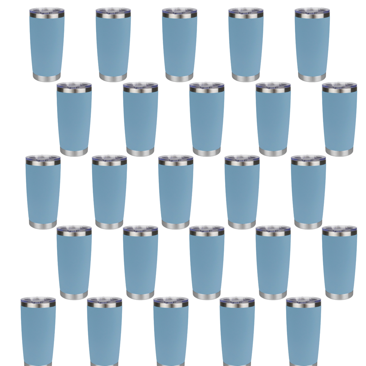 20 oz Travel Tumbler - Bay Blue (25/Case)