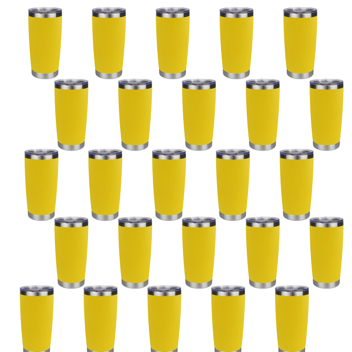 20 oz Travel Tumbler - Classic Yellow (25/Case)