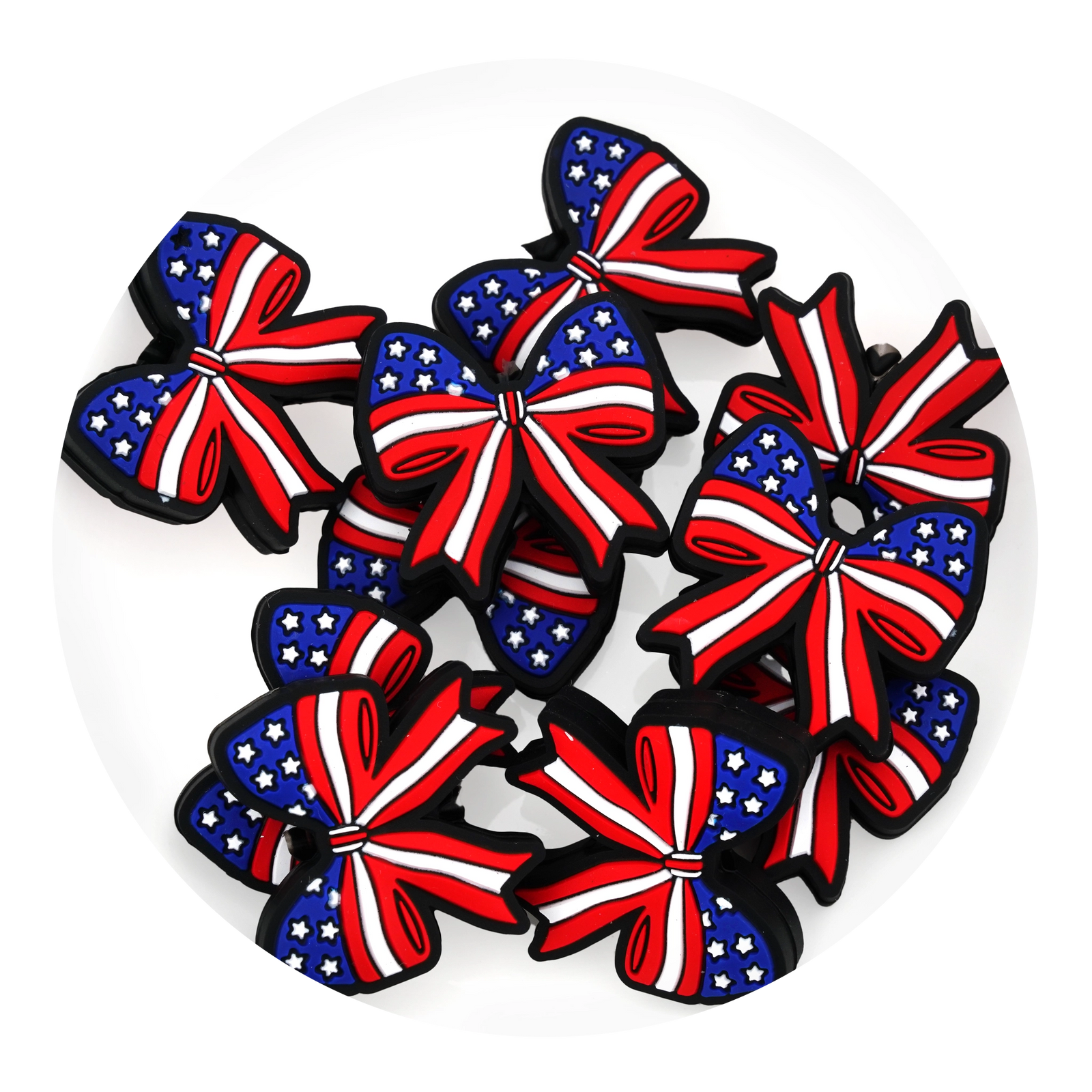 Patriotic Silicone Focal Beads (Americana) | Master Maker Crafts - Wholesale Craft Supplies - Fast Shipping from Ohio